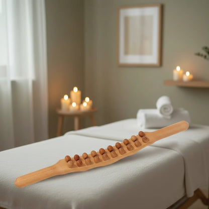 WOOLEASE Gua Sha Massage Stick Natural