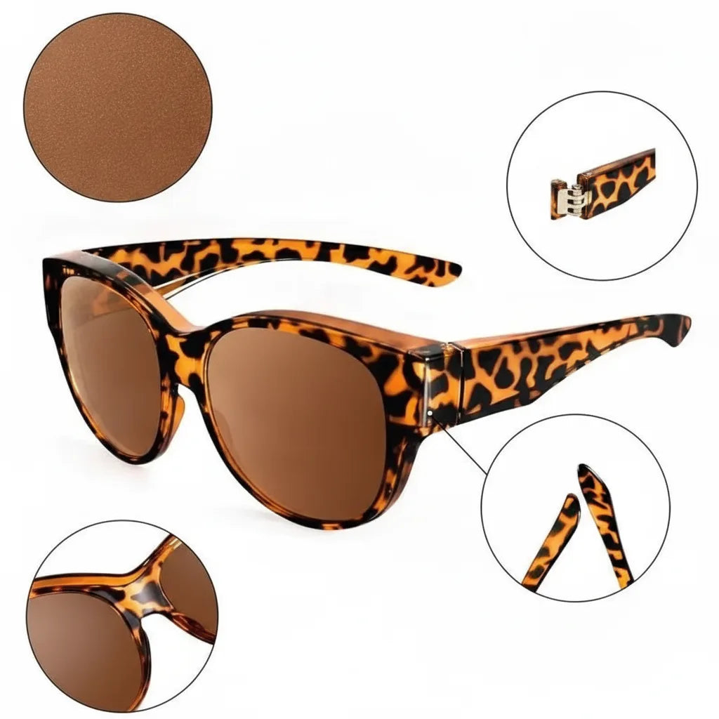 Fit-Over Sunglasses for Wearing Over Prescription Glasses