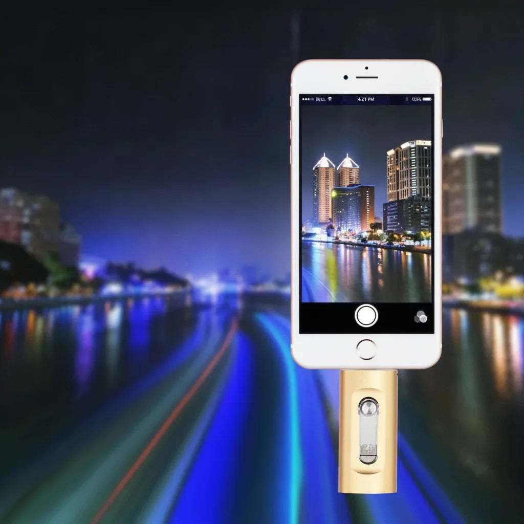 3-in-1 USB Flash Drive for iPhone, Android and PC
