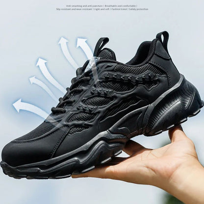 Heavy-Duty Steel Toe Work Sneakers, Safety & Comfort