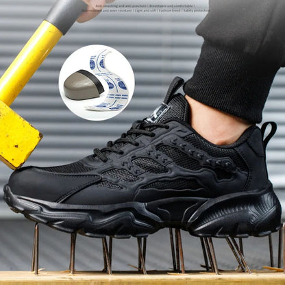 Heavy-Duty Steel Toe Work Sneakers, Safety & Comfort