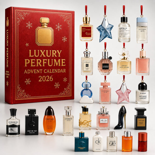 Perfume Themed Advent Calendar for Women, 24 Day Christmas Countdown with Perfume Bottle Design Surprises