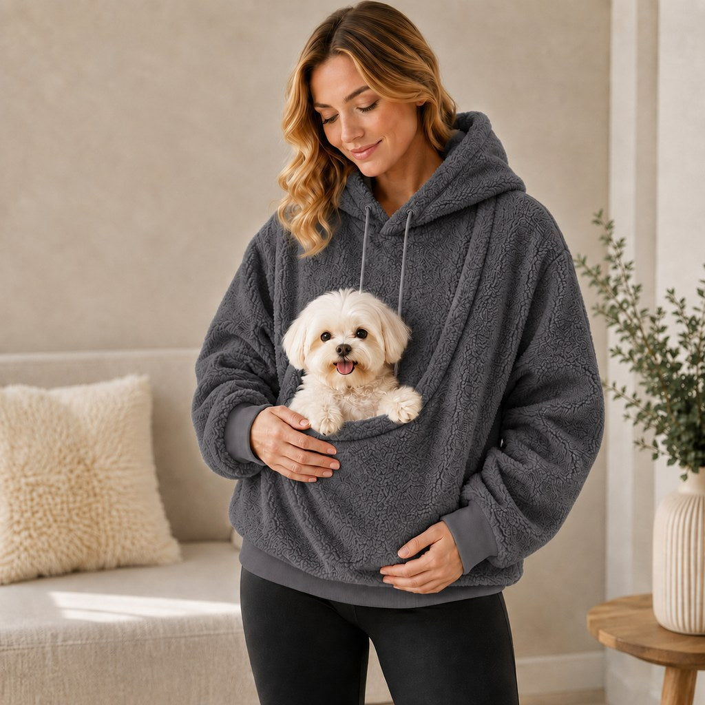 Pet Carrier Sherpa Hoodie – photo 11