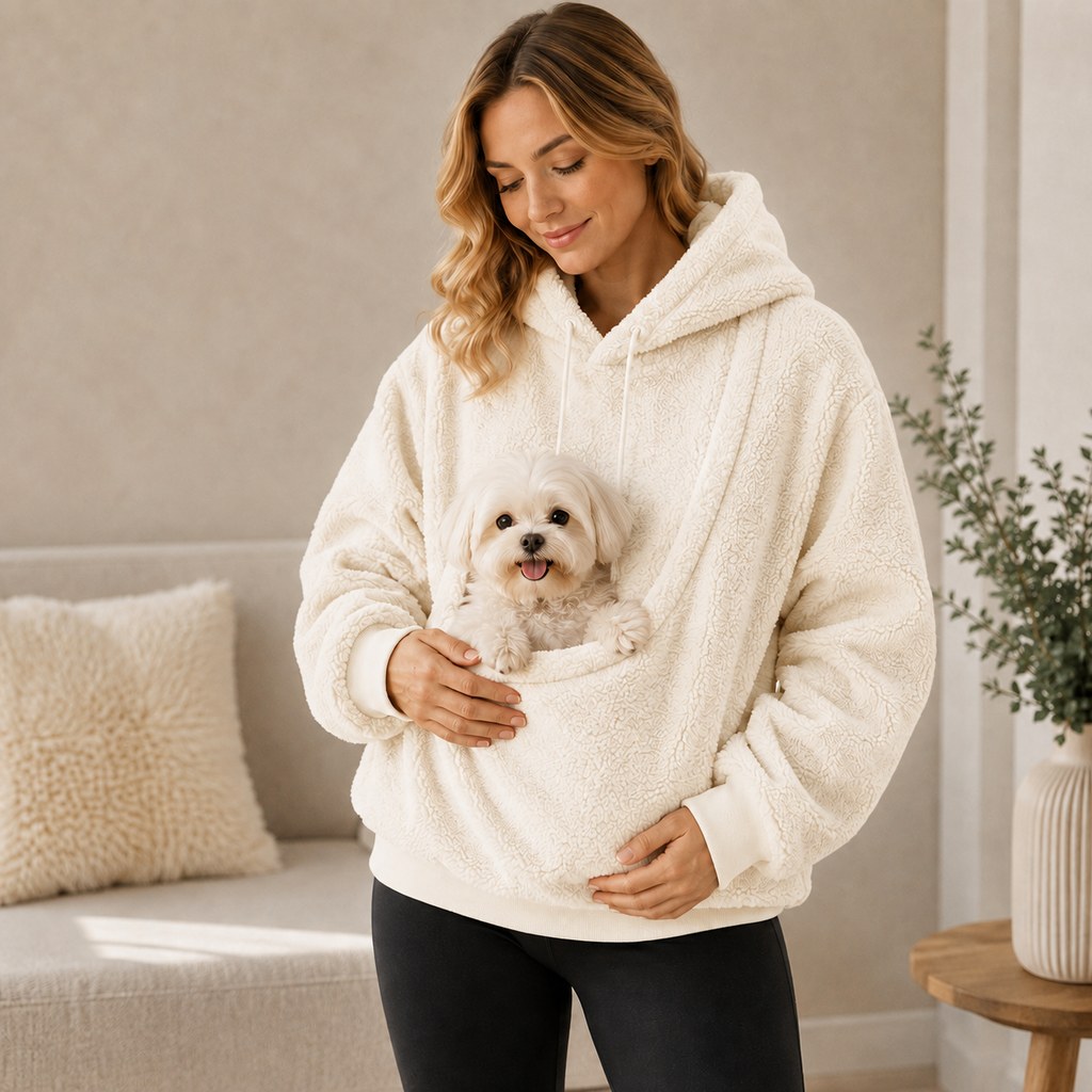 Pet Carrier Sherpa Hoodie – photo 13