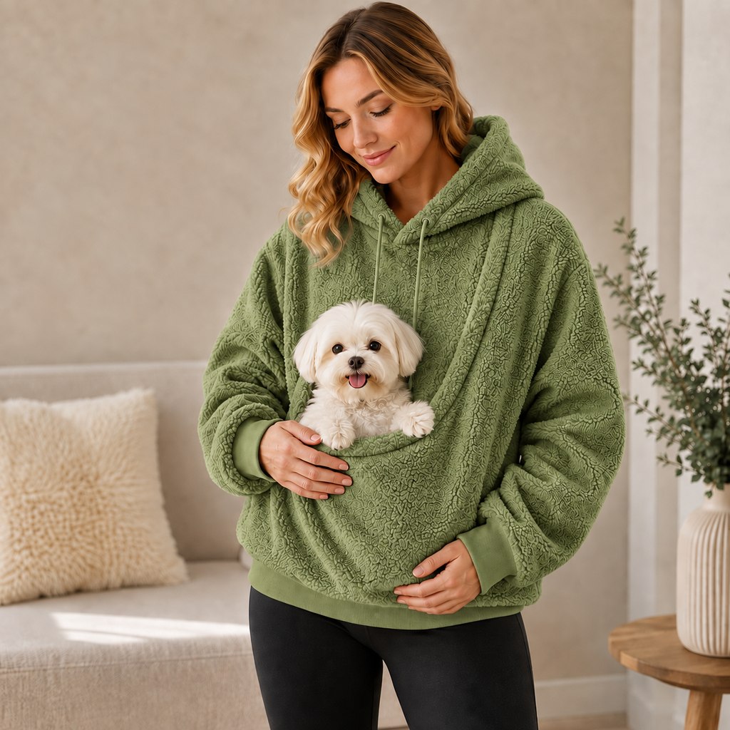 Pet Carrier Sherpa Hoodie – photo 14