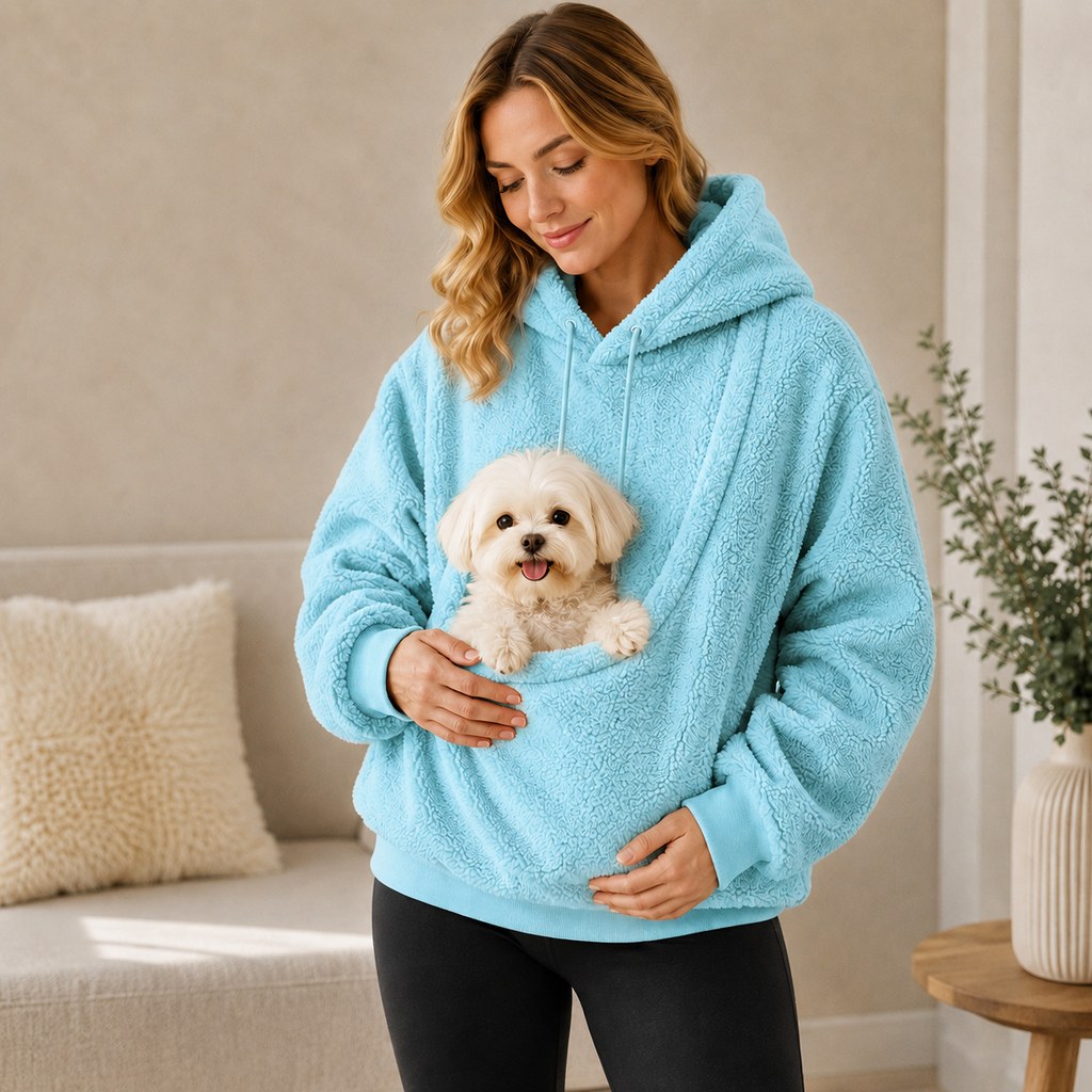 Pet Carrier Sherpa Hoodie – photo 15