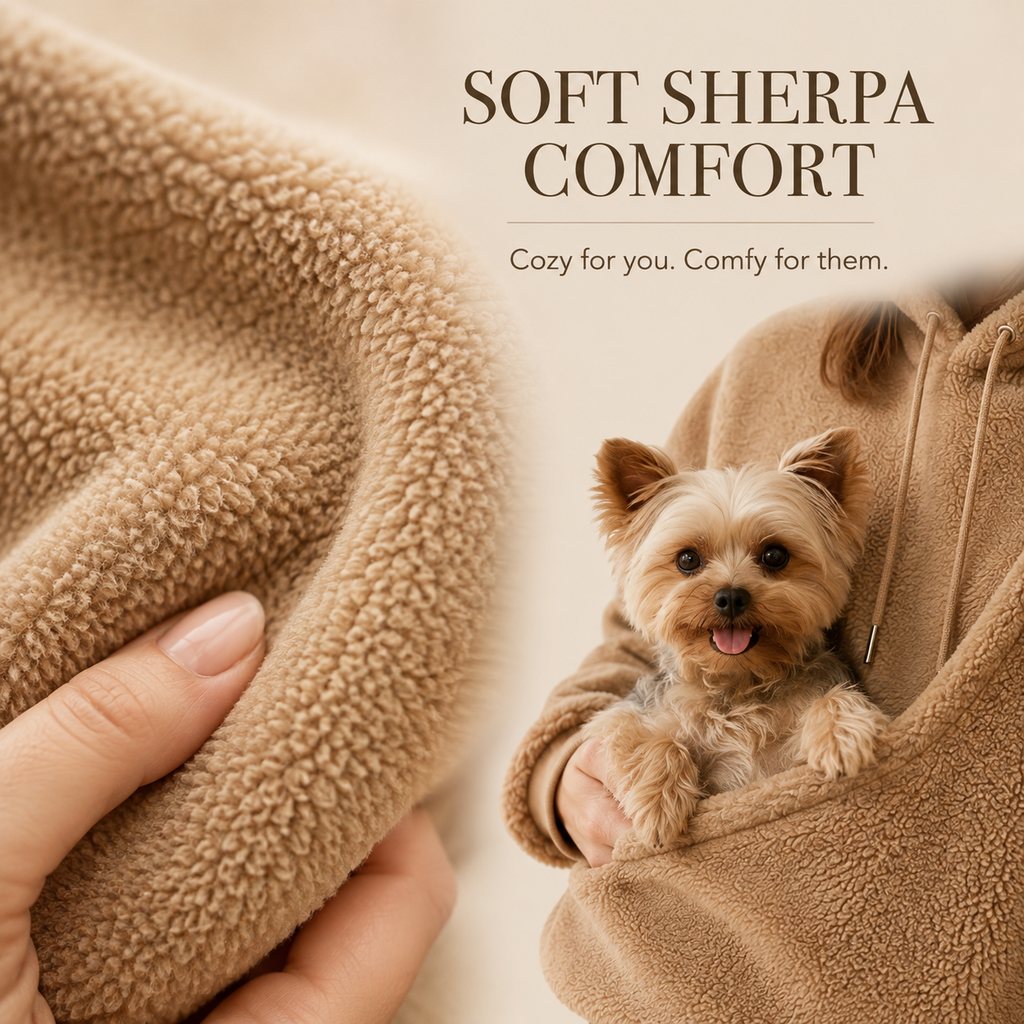 Pet Carrier Sherpa Hoodie – photo 7