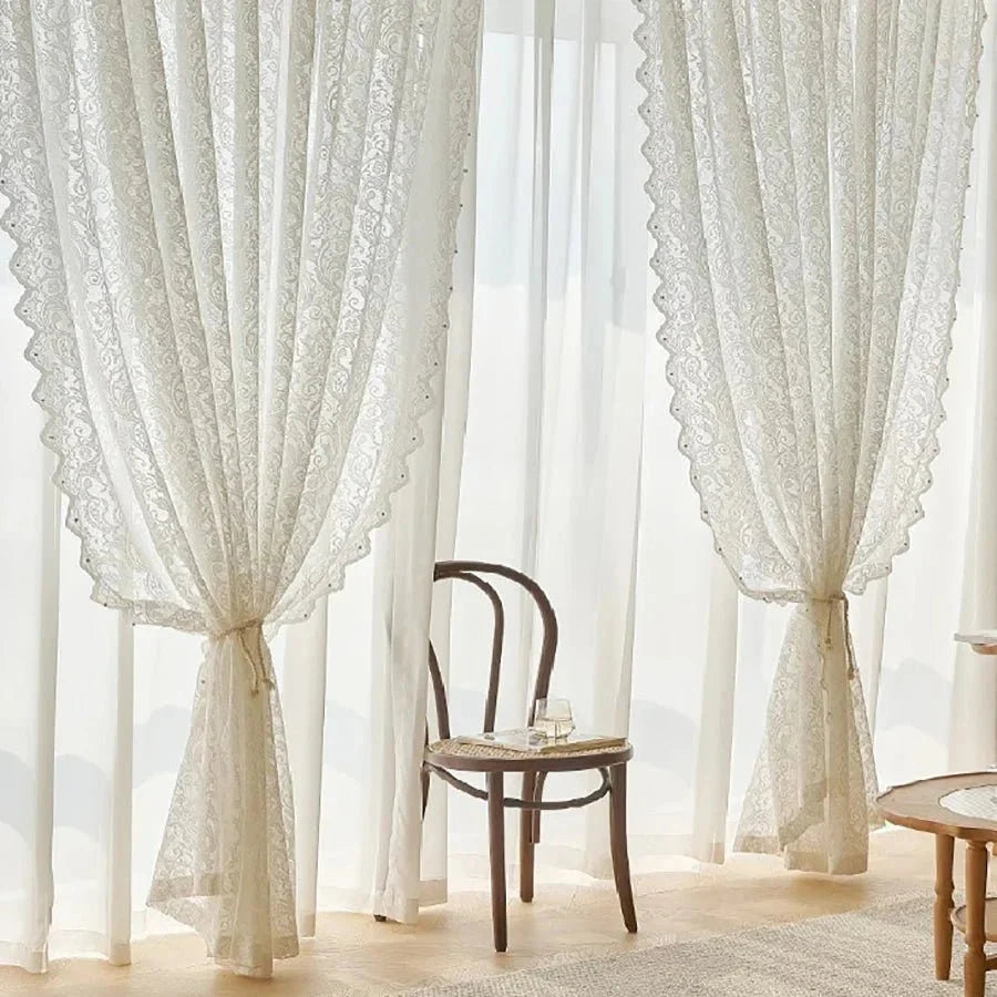 TAILLACE Lace Phoenix Tail Curtains