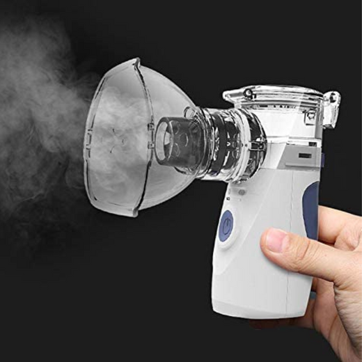 Portable Nebulizer, Rechargeable Ultrasonic Handheld Nebulizer with Mask for Adults & Kids
