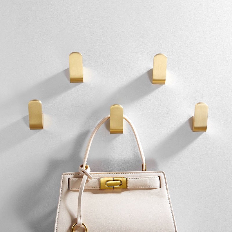 ELVANOR Golden Brass Wall Hooks