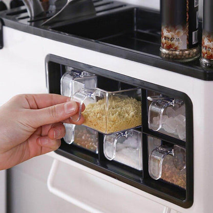 Spice Rack Organizer, Kitchen Seasoning Shelf with Phone Holder