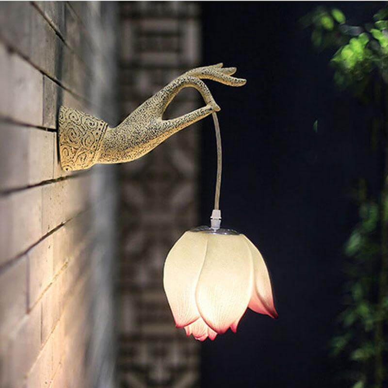 Lotus Wall Lamp, Modern Creative Lotus Wall Light
