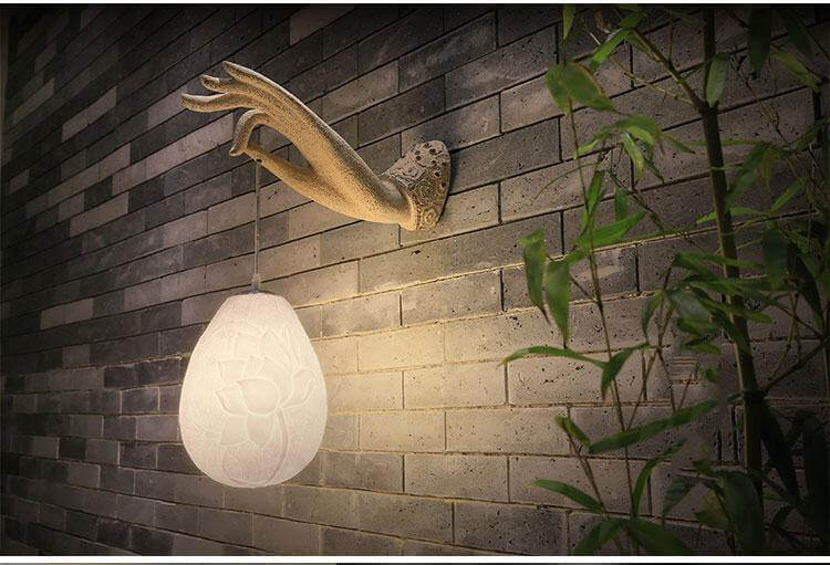 Lotus Wall Lamp, Modern Creative Lotus Wall Light
