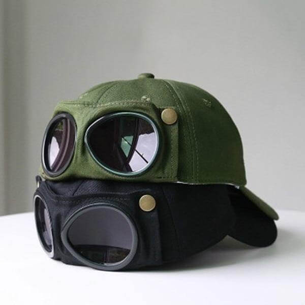 Sunglasses Hat, Baseball Cap with Aviator Sunglasses Unisex