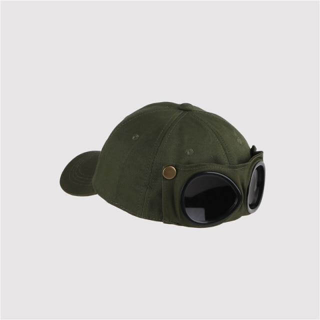 Sunglasses Hat, Baseball Cap with Aviator Sunglasses Unisex
