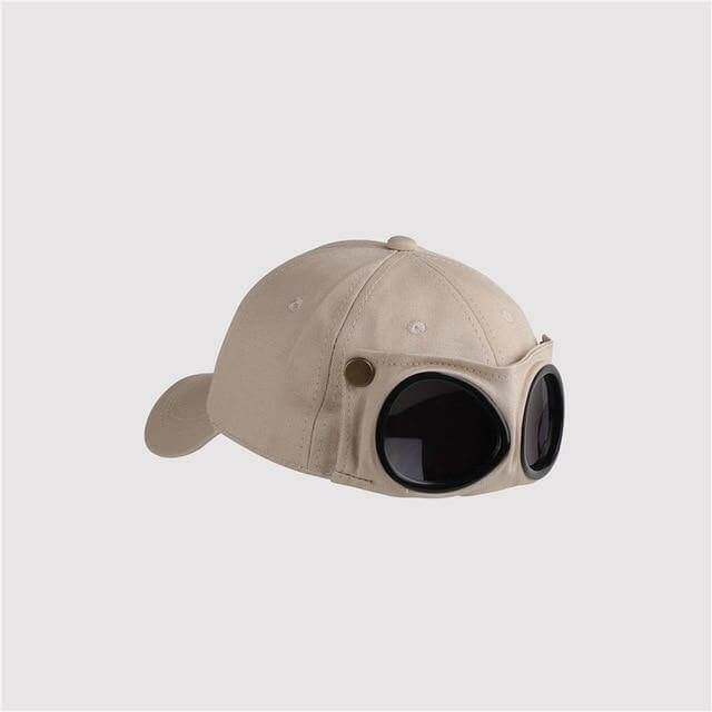 Sunglasses Hat, Baseball Cap with Aviator Sunglasses Unisex
