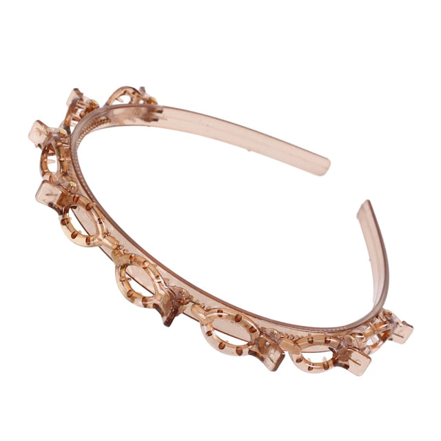 Bangs Clip in Headband, Double Bangs Butterfly Clip Hairpiece