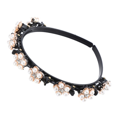 Bangs Clip in Headband, Double Bangs Butterfly Clip Hairpiece