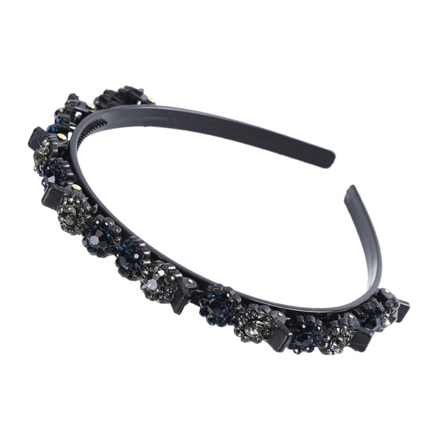 Bangs Clip in Headband, Double Bangs Butterfly Clip Hairpiece