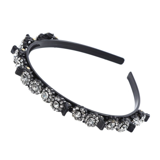Bangs Clip in Headband, Double Bangs Butterfly Clip Hairpiece