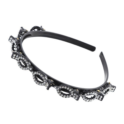 Bangs Clip in Headband, Double Bangs Butterfly Clip Hairpiece