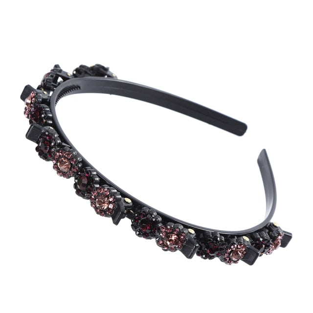 Bangs Clip in Headband, Double Bangs Butterfly Clip Hairpiece