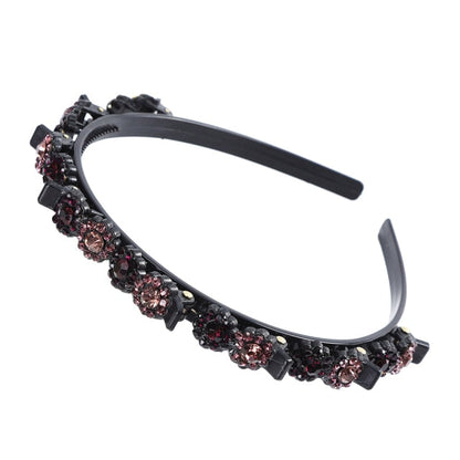 Bangs Clip in Headband, Double Bangs Butterfly Clip Hairpiece