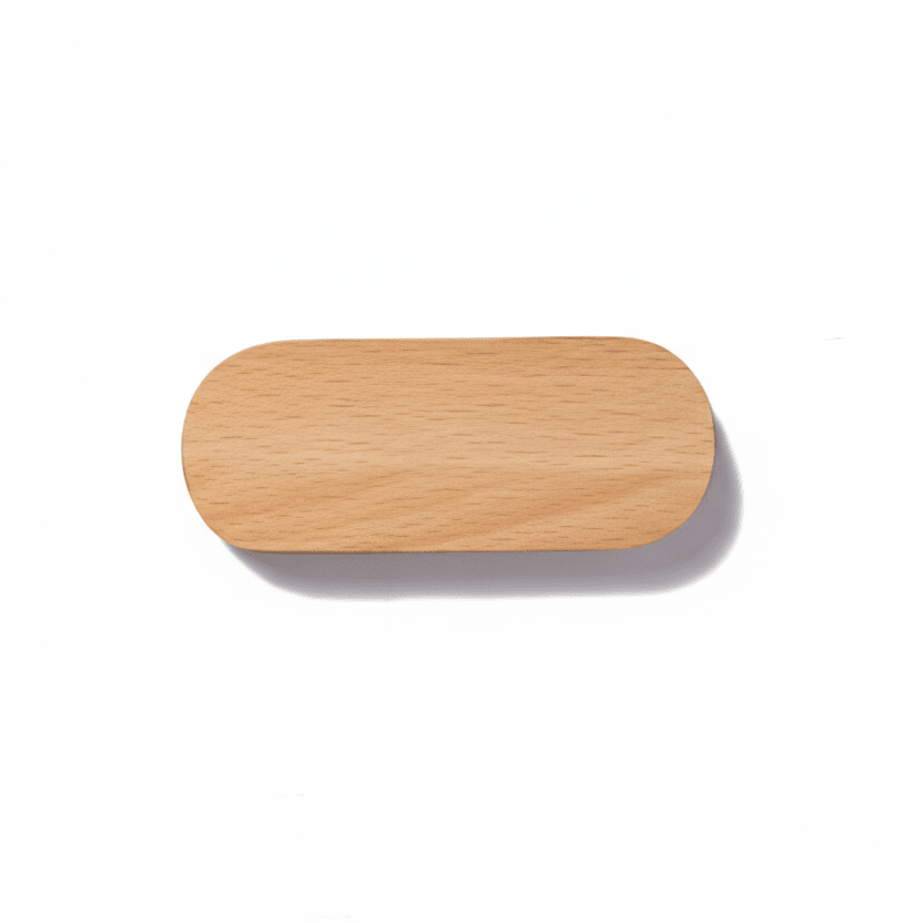 RUSTEVA Magnetic Wooden Key Holder