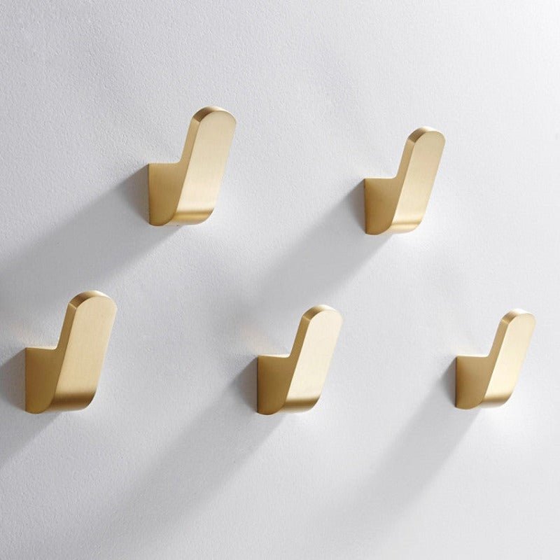 ELVANOR Golden Brass Wall Hooks