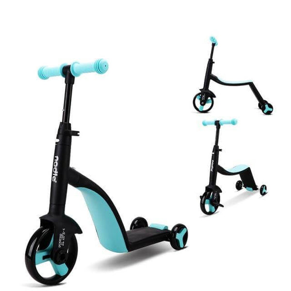 Kids Tricycle Scooter, 3 in 1 Scooter Tricycle Bike for Toddlers