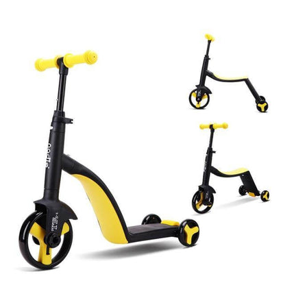 Kids Tricycle Scooter, 3 in 1 Scooter Tricycle Bike for Toddlers