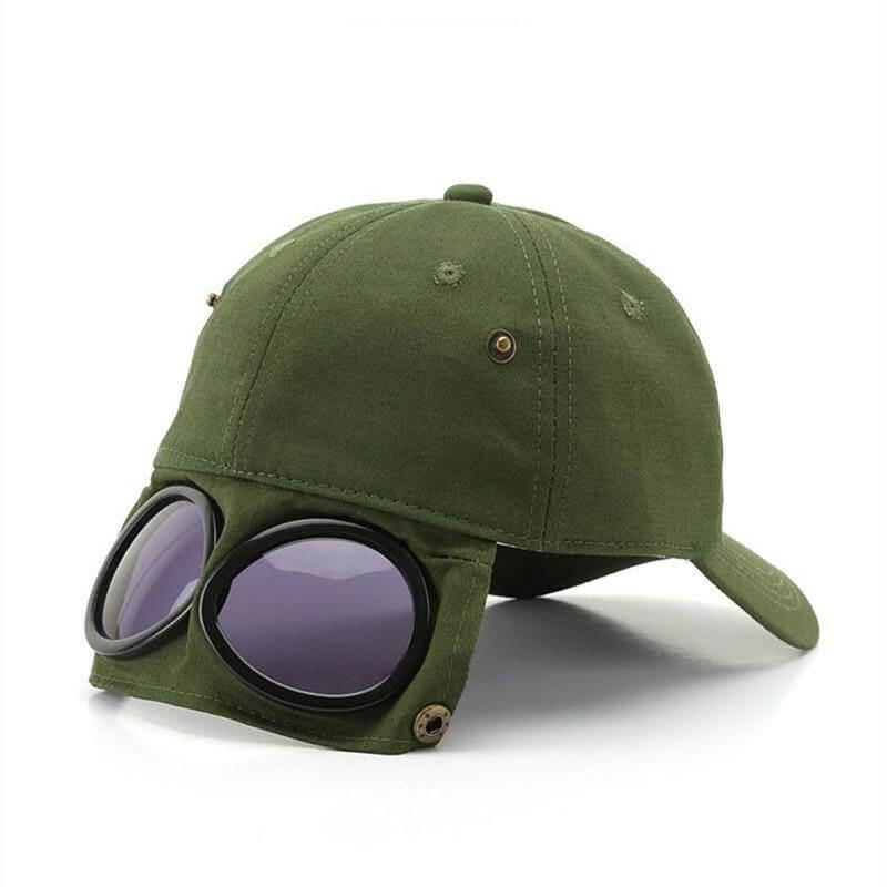 Sunglasses Hat, Baseball Cap with Aviator Sunglasses Unisex