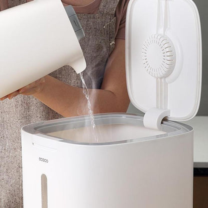 Rice Storage Container, Moisture Proof Rice Dispenser Box