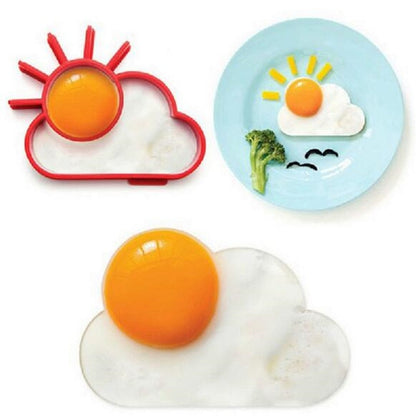 Pancake Mold, Funny Face Egg & Pancake Shaper for Breakfast