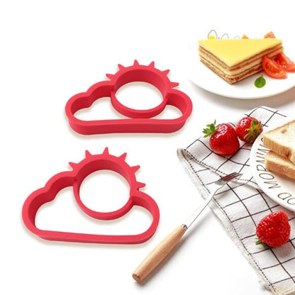 Pancake Mold, Funny Face Egg & Pancake Shaper for Breakfast