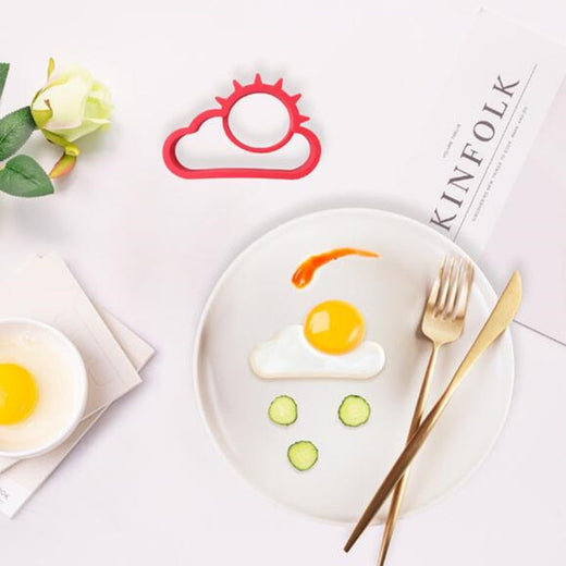 Pancake Mold, Funny Face Egg & Pancake Shaper for Breakfast