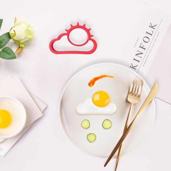 Pancake Mold, Funny Face Egg & Pancake Shaper for Breakfast