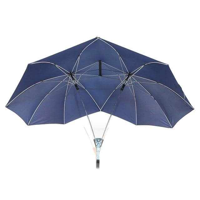 Double Umbrella for Two, Automatic Couples Umbrella