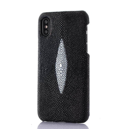 Leather iPhone Case, Pearl Fish Skin Leather Phone Case