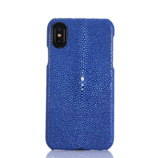 Leather iPhone Case, Pearl Fish Skin Leather Phone Case