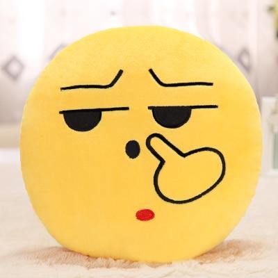 Emoji Pillows, Soft Plush Emoji Face Throw Pillow Set