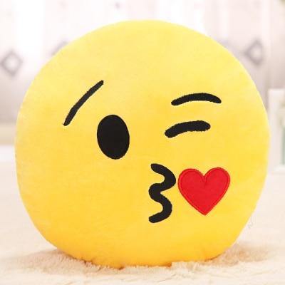 Emoji Pillows, Soft Plush Emoji Face Throw Pillow Set