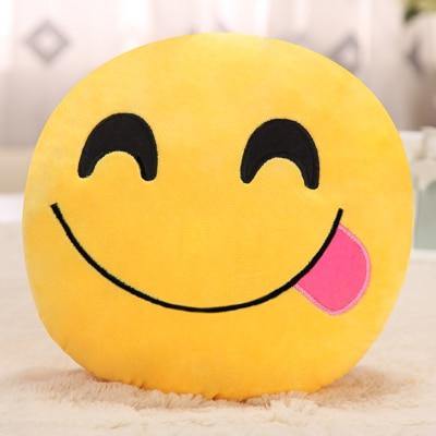 Emoji Pillows, Soft Plush Emoji Face Throw Pillow Set