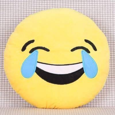 Emoji Pillows, Soft Plush Emoji Face Throw Pillow Set