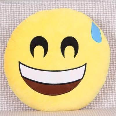 Emoji Pillows, Soft Plush Emoji Face Throw Pillow Set
