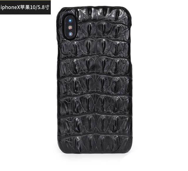 Crocodile Leather iPhone Case, Luxury Genuine Skin Phone Case