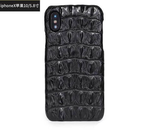 Crocodile Pattern iPhone Case, Luxury Leather Style Phone Case