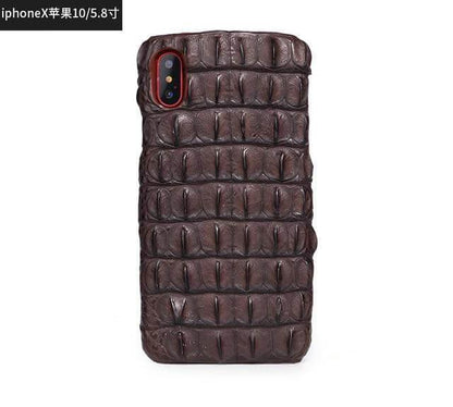 Crocodile Leather iPhone Case, Luxury Genuine Skin Phone Case