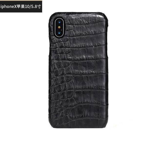Crocodile Leather iPhone Case, Luxury Genuine Skin Phone Case