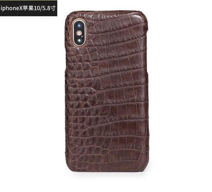 Crocodile Leather iPhone Case, Luxury Genuine Skin Phone Case
